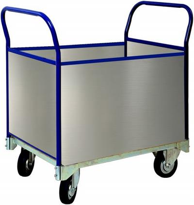 Tubular trolley with four steel sides(S540)