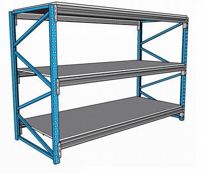 Racking light-duty steel shelf (1500900)