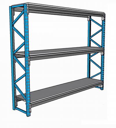 Racking light-duty steel shelf (1800450)