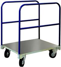 Flat bed trolley with tubular side rails(S460)