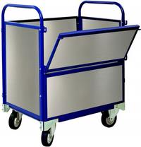 Tubular trolley with hinged flap(S550)