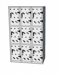 Metal locker 11 standard perfo