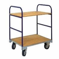 Trolley with two wooden shelves(T260)