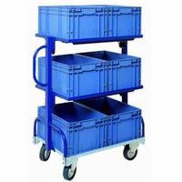 Tilting frame trolley holding Euro containers(600x400mm)(T610)