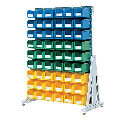 Free standing single-sided louvre panel epoxy powder coated for bins (LFS7)