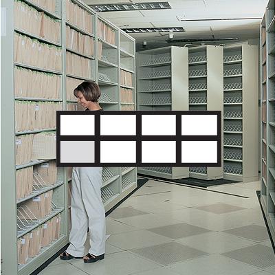 Mobile shelving multifile system(MODEL 4:3)