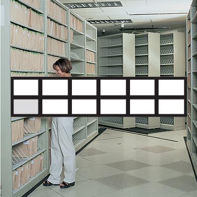 Mobile shelving multifile system(MODEL 6:5)