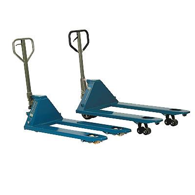 Pfaff pallet trucks hand operated rubber wheels       Fork width=550mm (PR550R)