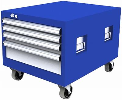 Toolbox trolley with 4 drawers(TB040-4CAS)