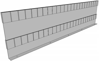 Drawer partition 150mm