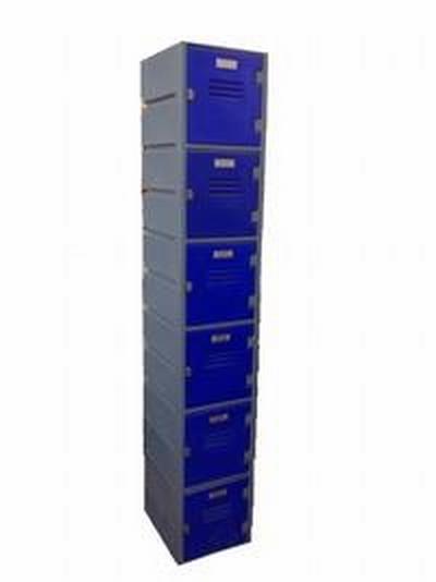 6 compartment locker standard