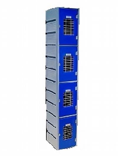 4 Tier mesh locker standard