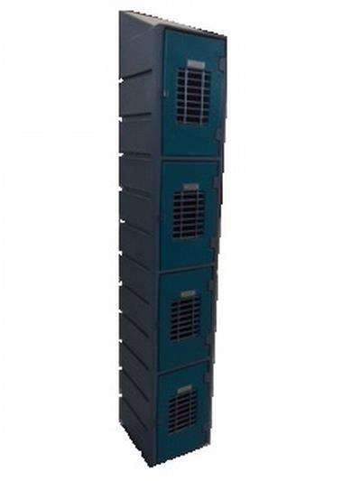 4 Tier mesh  compartment locker slanted