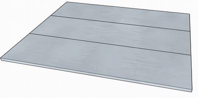 Light duty rack single shelf (MS9001200)