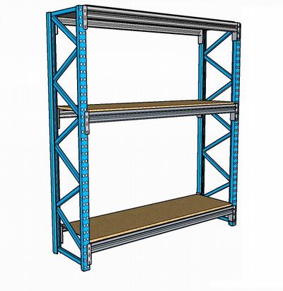 Racking light-duty wood shelf  1800450