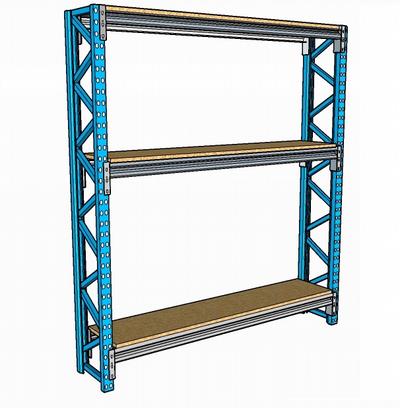 Racking light-duty wood shelf   1800300