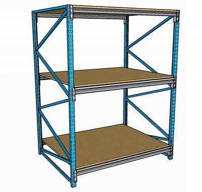 Racking light-duty wood shelf 21001200