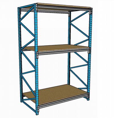 Racking light-duty wood shelf  2400900