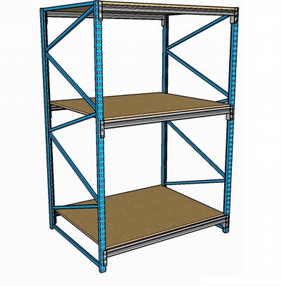 Racking light-duty wood shelf  24001200