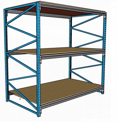 Racking light-duty-wood shelf  21001200