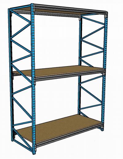 Racking light-duty-wood shelf  3000900