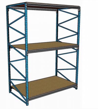 Racking light-duty-wood shelf  30001200