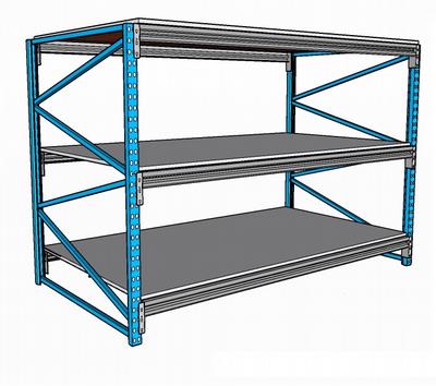 Racking light-duty steel shelf (15001200)