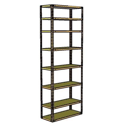 Shelving bolted (7BO-4)