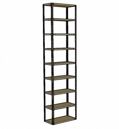 Shelving bolted (9BO-5)