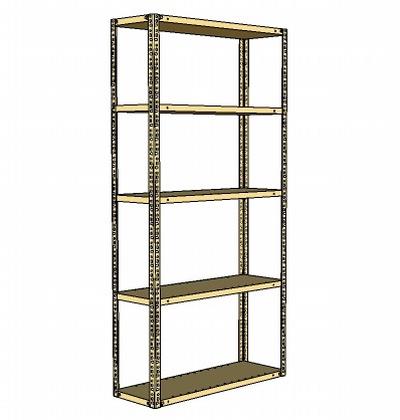 Shelving bolted  (5BO-3)