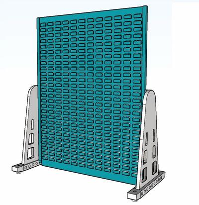 Free standing single sided louvre panel LR1400SS