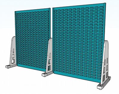 Freestanding double sided louvre extension panel LR1400EXTDS