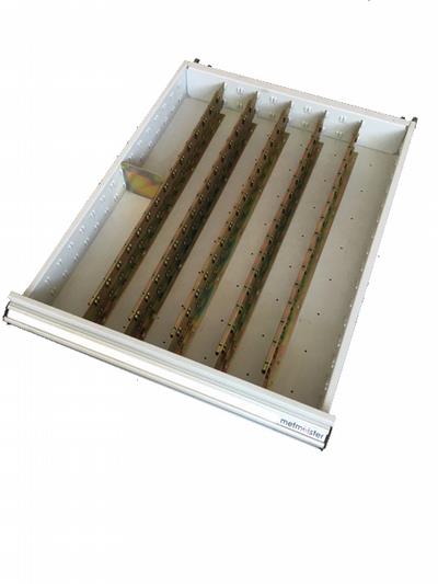 Metal partitioning 6-way 50mm drawer MP-27U-6/50