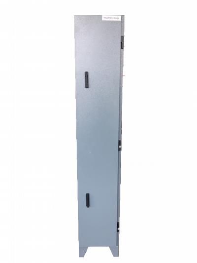 Single door dustproof ind. locker slanted