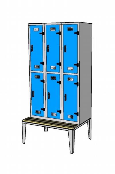 Locker 6 - bench standard