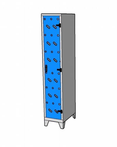 Metal locker 17 standard perfo