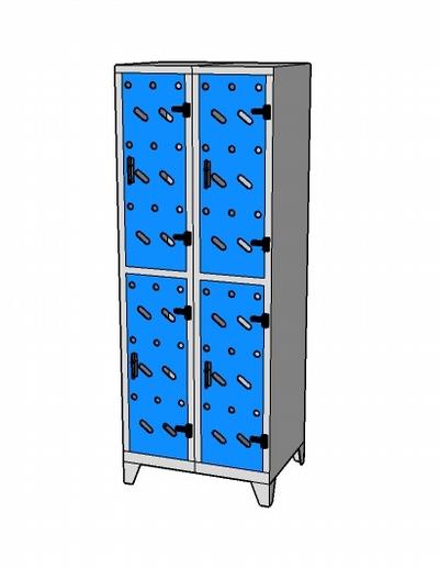 Metal locker 22 standard perfo