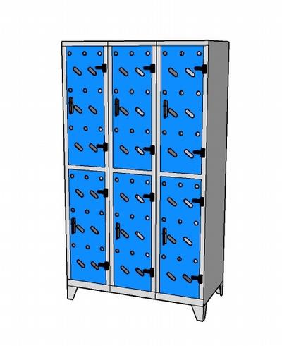 Metal locker 23 standard perfo