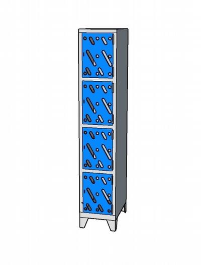 Metal locker 29 standard perfo