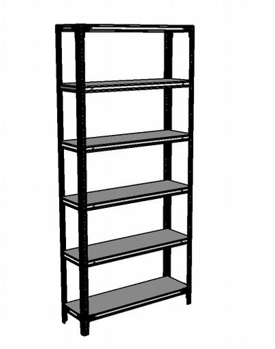 Shelving Silvermark bolted 6 shelves (6SHELF-3)