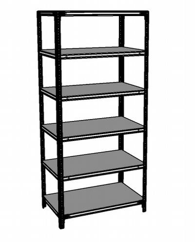 Shelving Silvermark bolted 6 shelves (6SHELF-6)