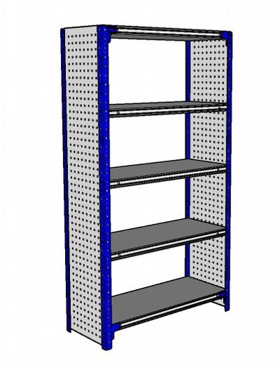 Shelving Silvermark bolted 5 shelves (5SHELF-4P)