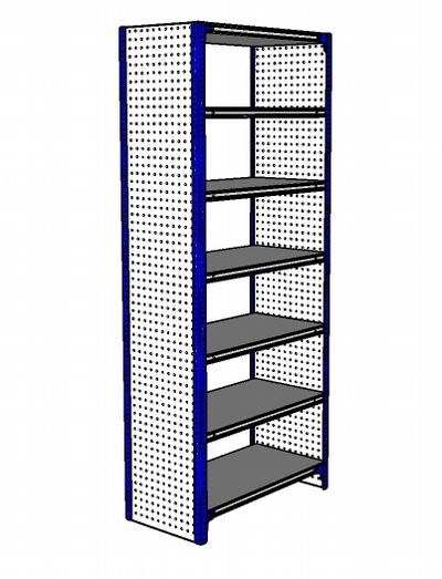 Shelving Silvermark bolted 7 shelves (7SHELF-5P)