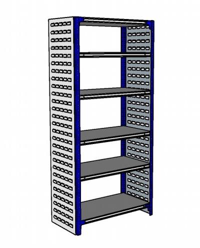 Shelving Silvermark bolted 6 shelves (6SHELF-5L)