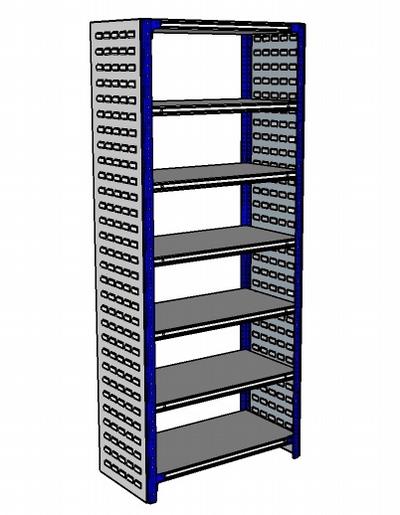 Shelving Silvermark bolted 7 shelves (7SHELF-5L)