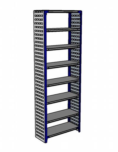 Shelving Silvermark bolted 8 shelves (8SHELF-4L)