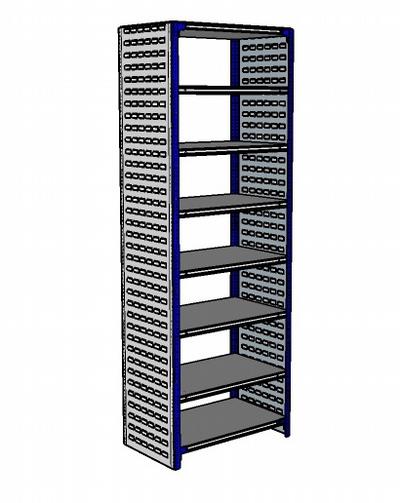 Shelving Silvermark bolted 8 shelves (8SHELF-6L)