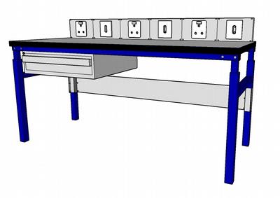 WKS 102- Powerskirting & drawer