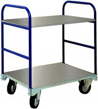 Trolley with two steel shelves(S250)
