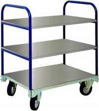 Trolley with three steel shelves(S270)